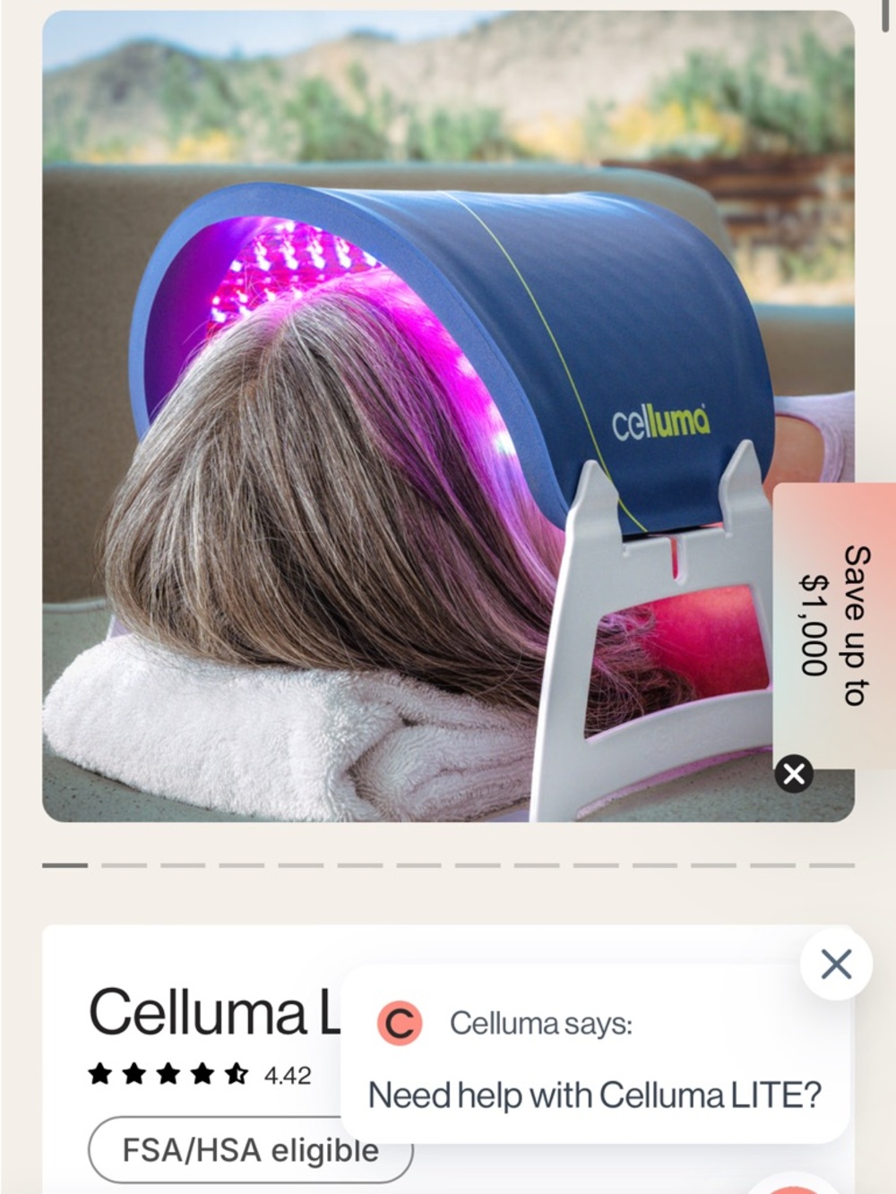 Celluma LITE LED Light Therapy Device